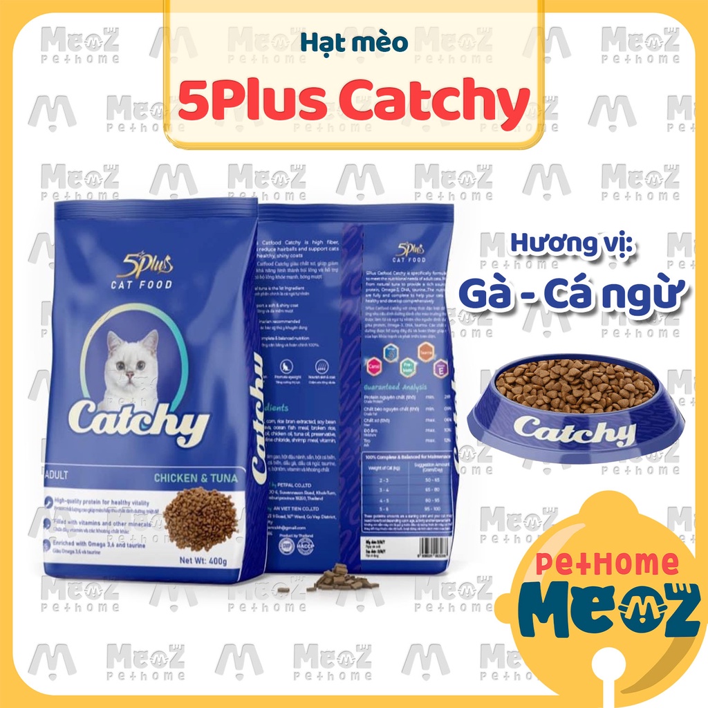 Catchy Chicken & Tuna Cat Seeds - Cat Seed Food 5Plus Catchy Pack 400g ...