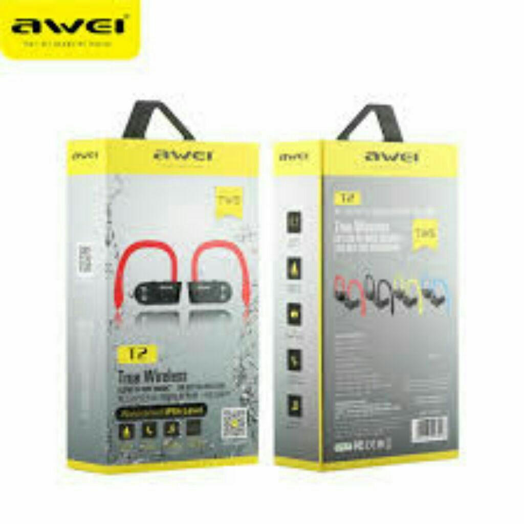 SG Stock AWEI T2 Waterproof Wireless Bluetooth Earphone TWS