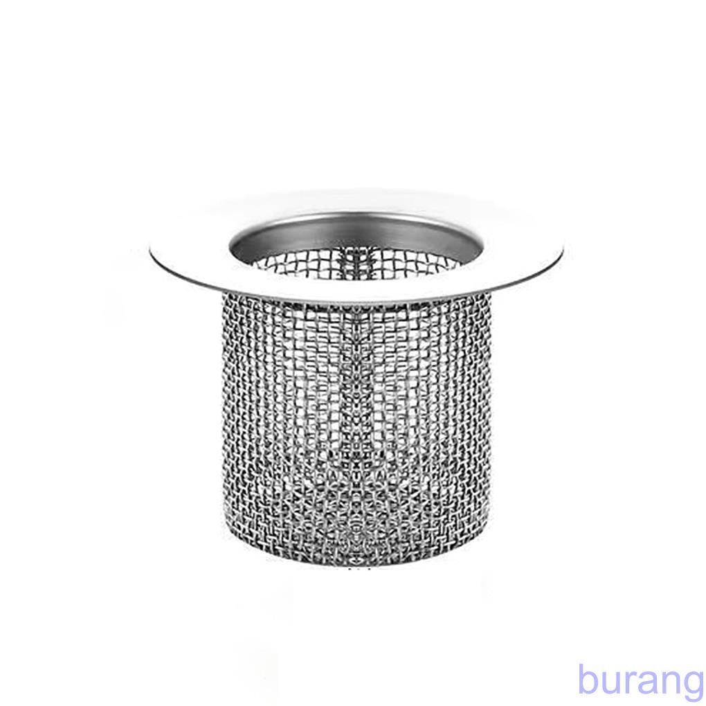 Stainless Steel Floor Drain Filter Reusable Antiblocking Hair Catcher