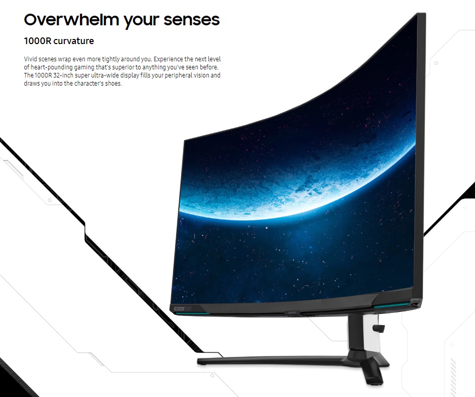Samsung 32 Inch Odyssey G8 UHD Gaming Monitor With 240Hz Refresh Rate ...