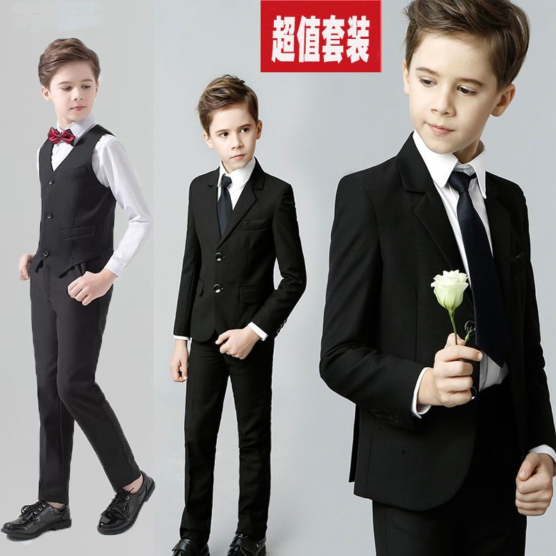 Children three piece suit men s handsome boy small business suit vest wedding dr children s suit male handsome boy small suit three piece waistcoat