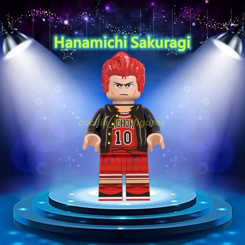 Leging Minifigures Cute Cartoon Anime SLAM DUNK Hanamichi Sakuragi
