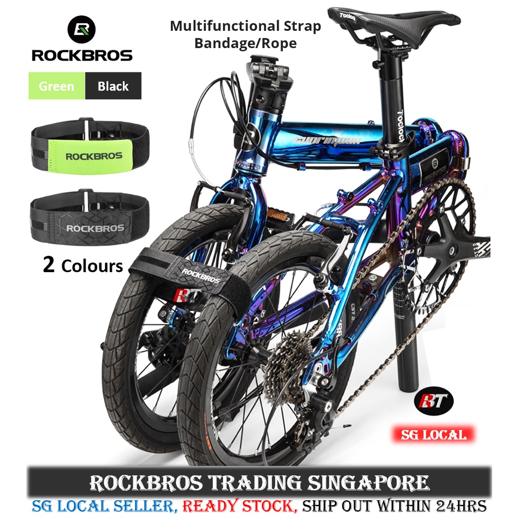 [SG] ROCKBROS strap rope Bike Luggage Bandage Multifunction Adjustable ...