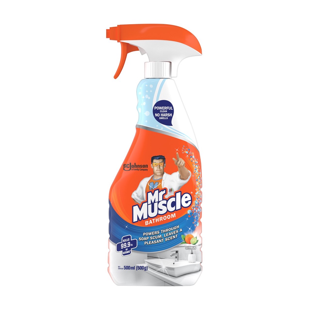 Mr Muscle Bathroom 5 In 1 Cleaner 500Ml | Shopee Singapore