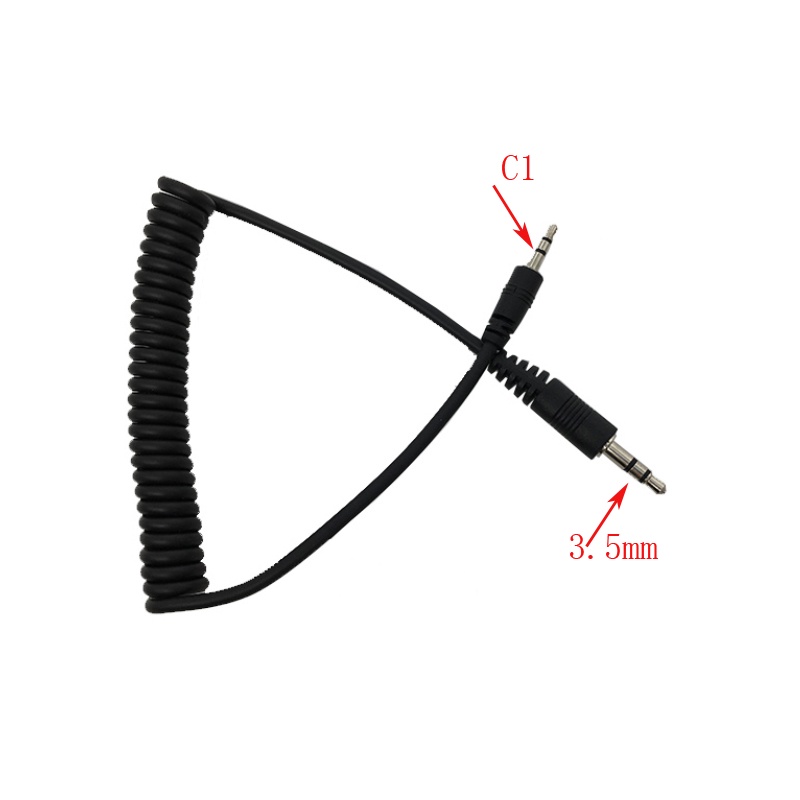 thumbnail image 2 of Foto&Tech 2.5mm C1 Shutter Release Cable – Miops Trigger To Canon Rebel T6i T6S T5 T5i T4i 2 of 6