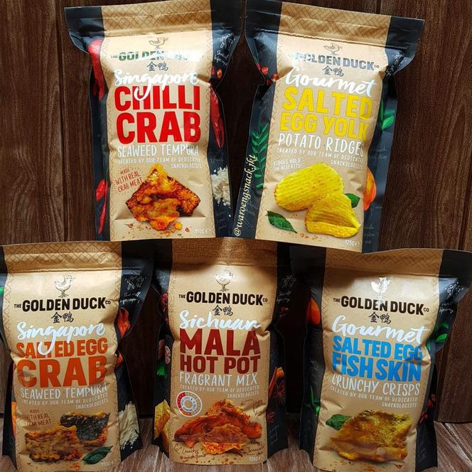 The Golden Duck Chips 5 Flavor| Snack Import | Shopee Singapore