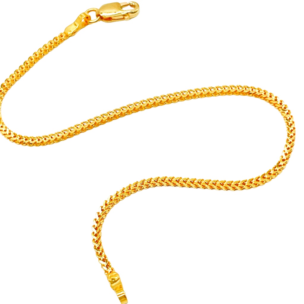 Top Cash Jewellery 916 Gold Box Bracelet