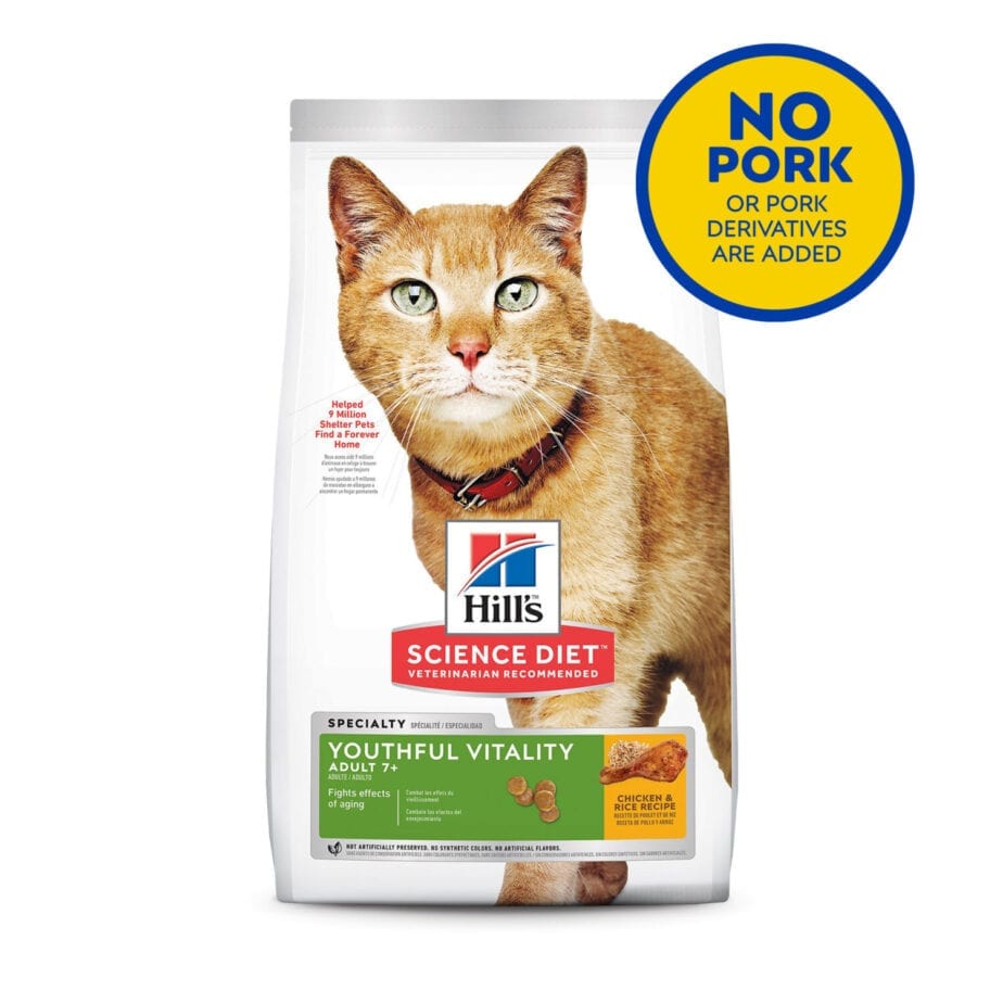 Hill's Science Diet Adult 7+ Senior Youthful Vitality Chicken & Rice