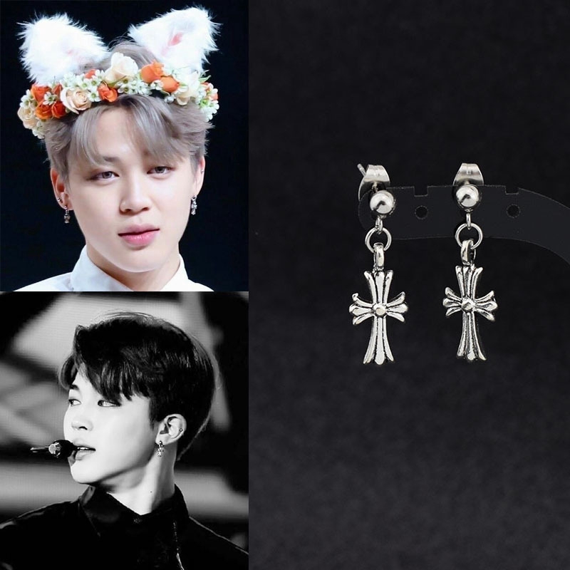 Bts cross deals earrings