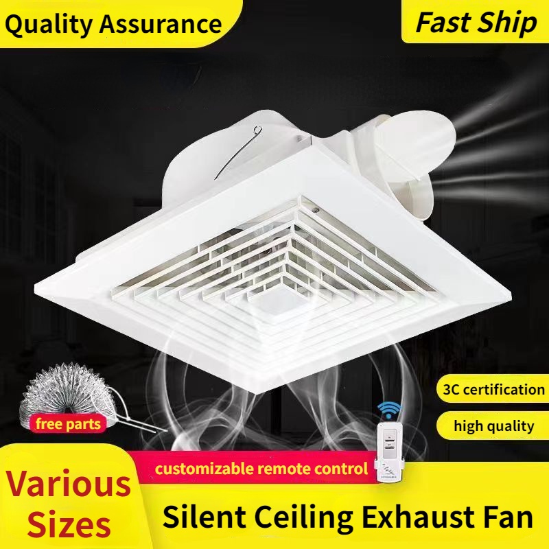 6/8/10/12inch Kitchen Exhaust Fan Silent Ceiling Exhaust Fan for