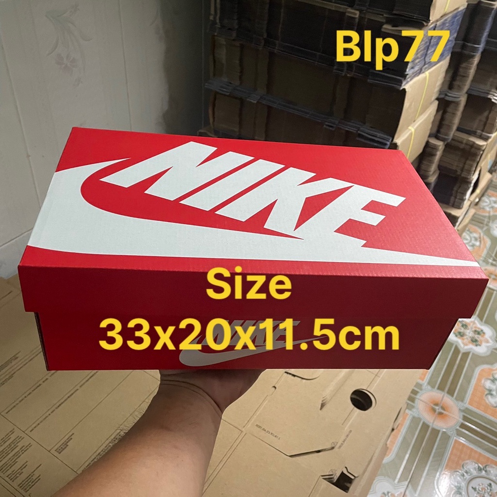 Nike sales box size