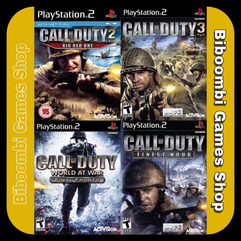 Playstation 2 games hot sale call of duty