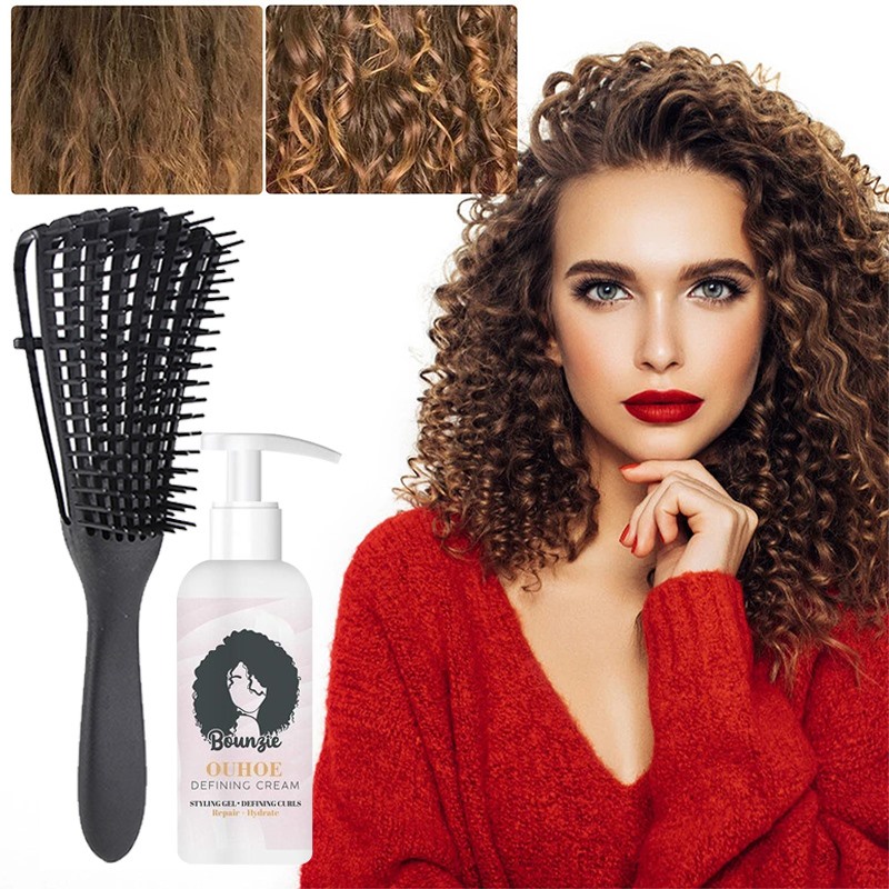Curly Hair Hair Care Styling Set 50ml Hair Elastin and Hair Scalp ...