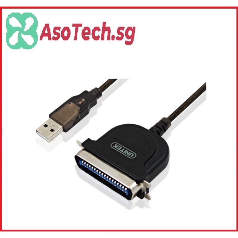 USB to Parallel Port (CN36) Data Printer Cable 1.5M (USB 1284-W8 ...
