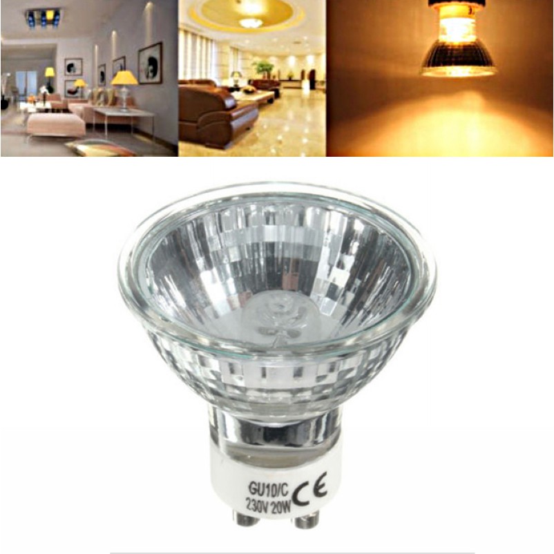 New 20W 35W 50W GU10 Bright Warm White Halogen Lamp Home Light Bulbs ...
