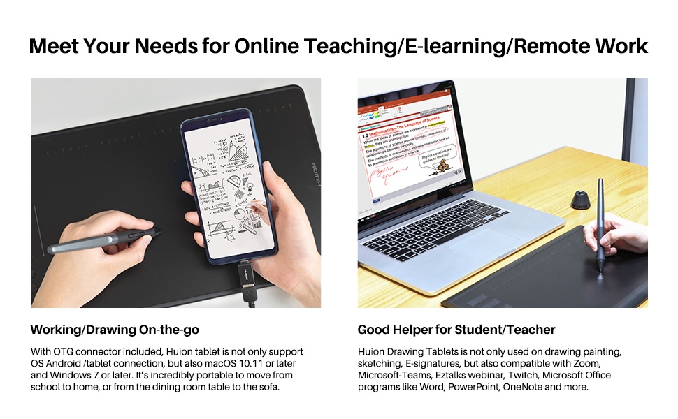 Screen Writing Pad Which Can Be Connected To Laptop Wacom Tablet
