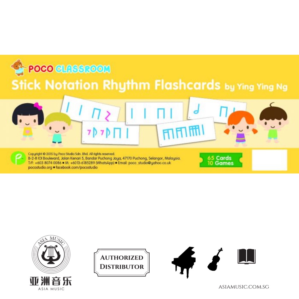 AUTHORIZED DISTRIBUTOR - POCO CLASSROOM - STICK NOTATION RHYTHM ...