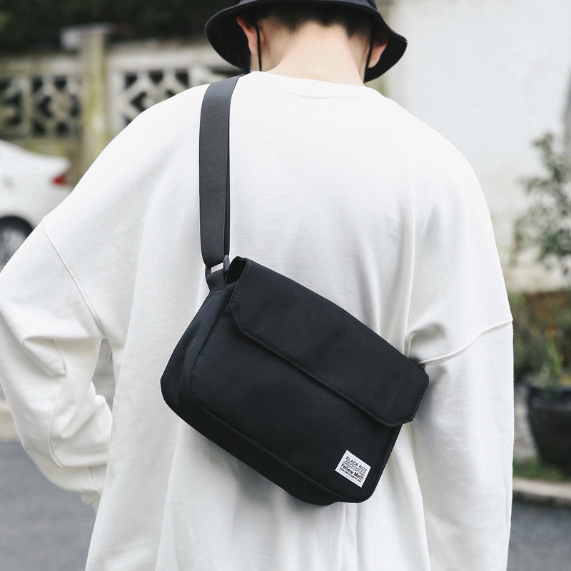 Ready Stock 4 Colors Available Nylon Ulzzang Men Messenger Bag | Shopee ...