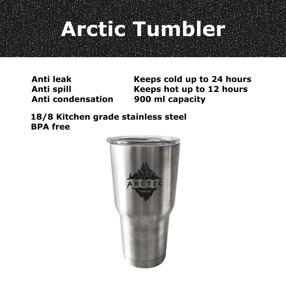 JML Arctic Tumbler (900ml), Black