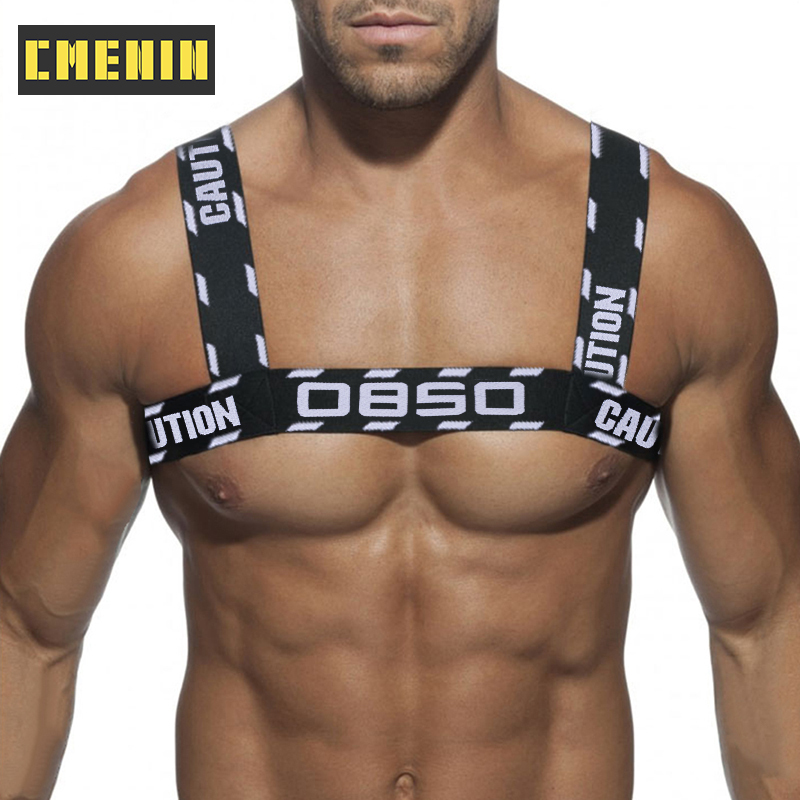 [CMENIN]Nylon Fashion Sexy Men's Harness Fitness Belt Breathable Party Clothing Men's Underwear Elastic Bandage BS8101