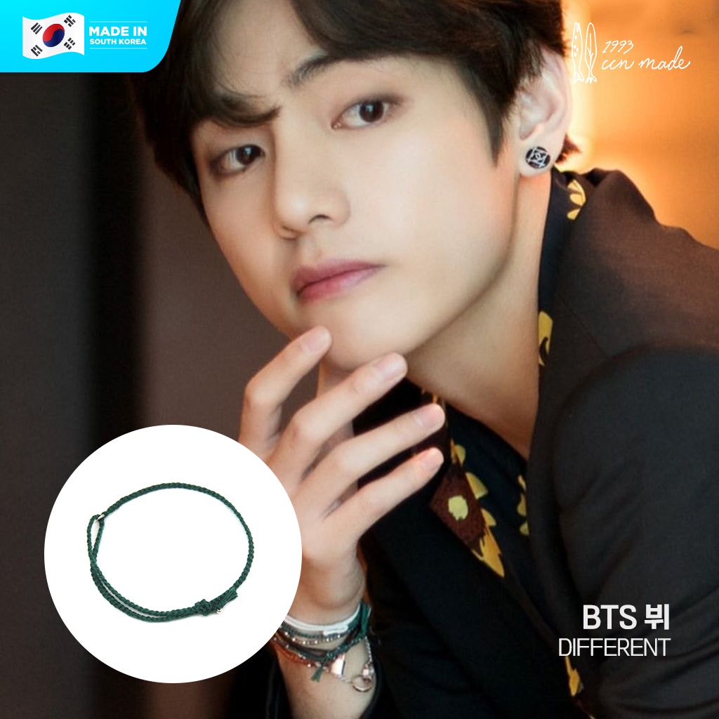 CCNMADE Wish Bracelet Different_Green Worn by BTS V - NAKD SEOUL