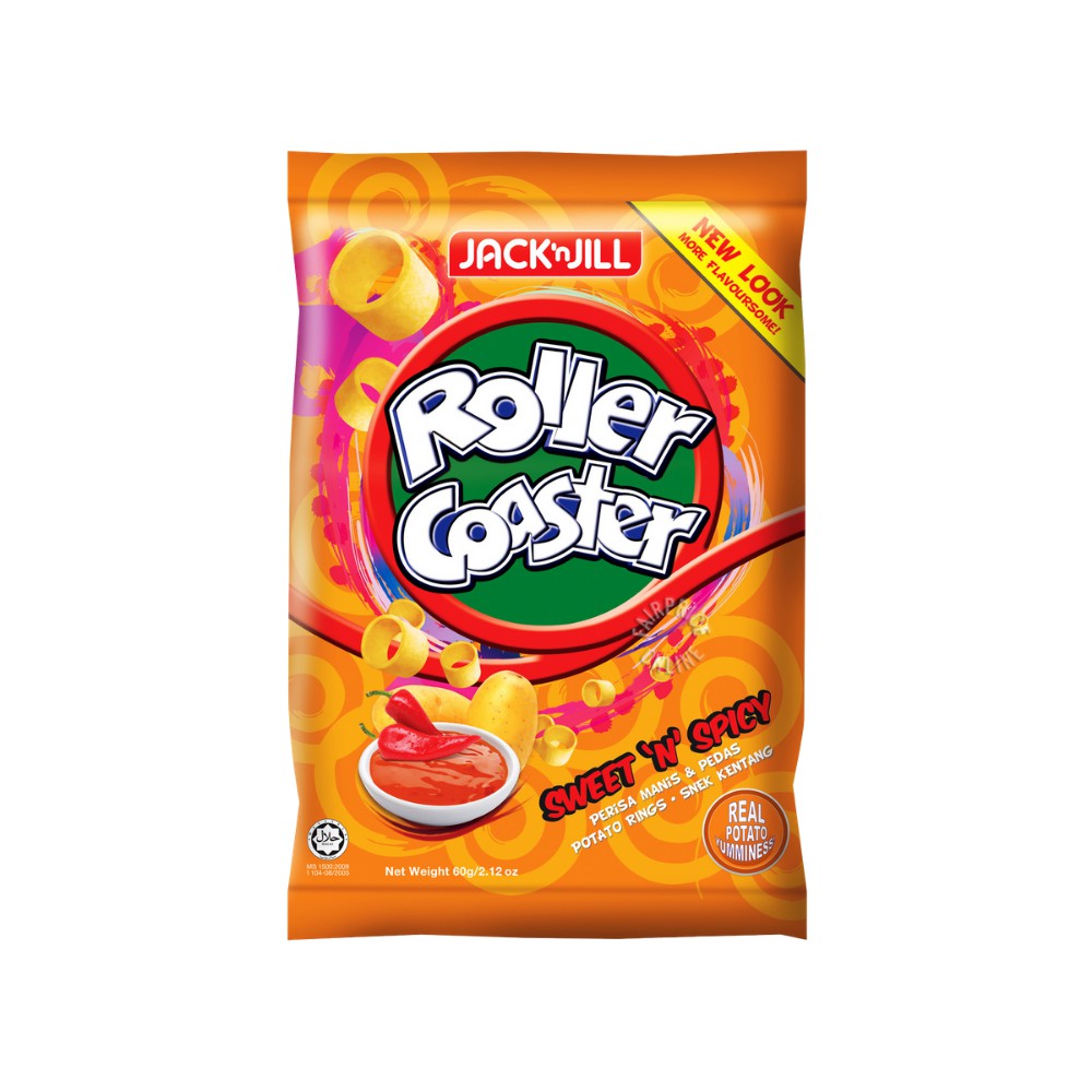 Jack N Jill Roller Coaster Sweet Spicy Flavour Potato Snack