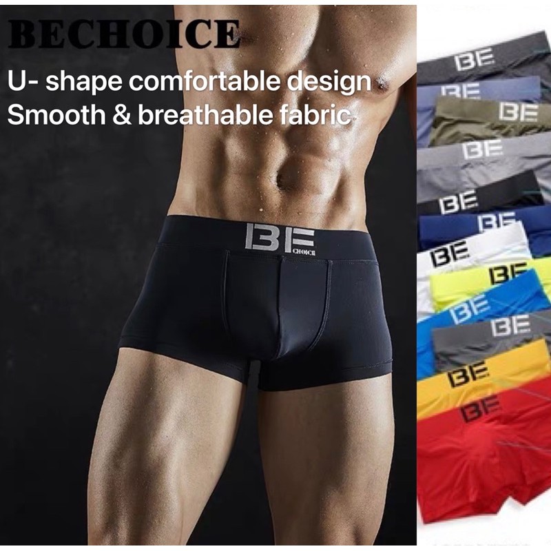 Clearance] Ice Silk Boxer/ Men Underwear/ Brief (BECHOICE)