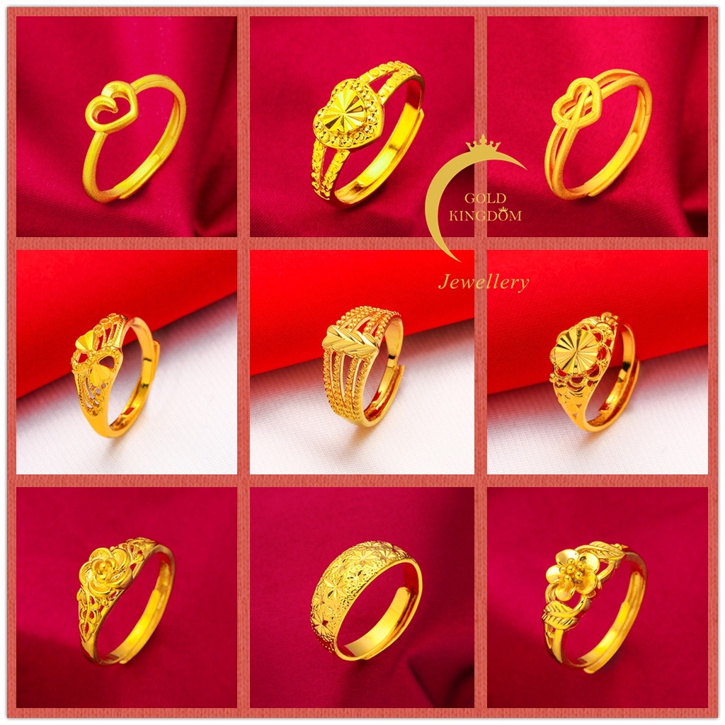 Gold ring new store design with price