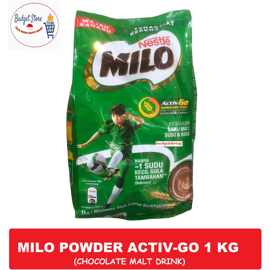 Milo Powder Activ-Go Chocolate Malt Drink - 1 Kg | Shopee Singapore