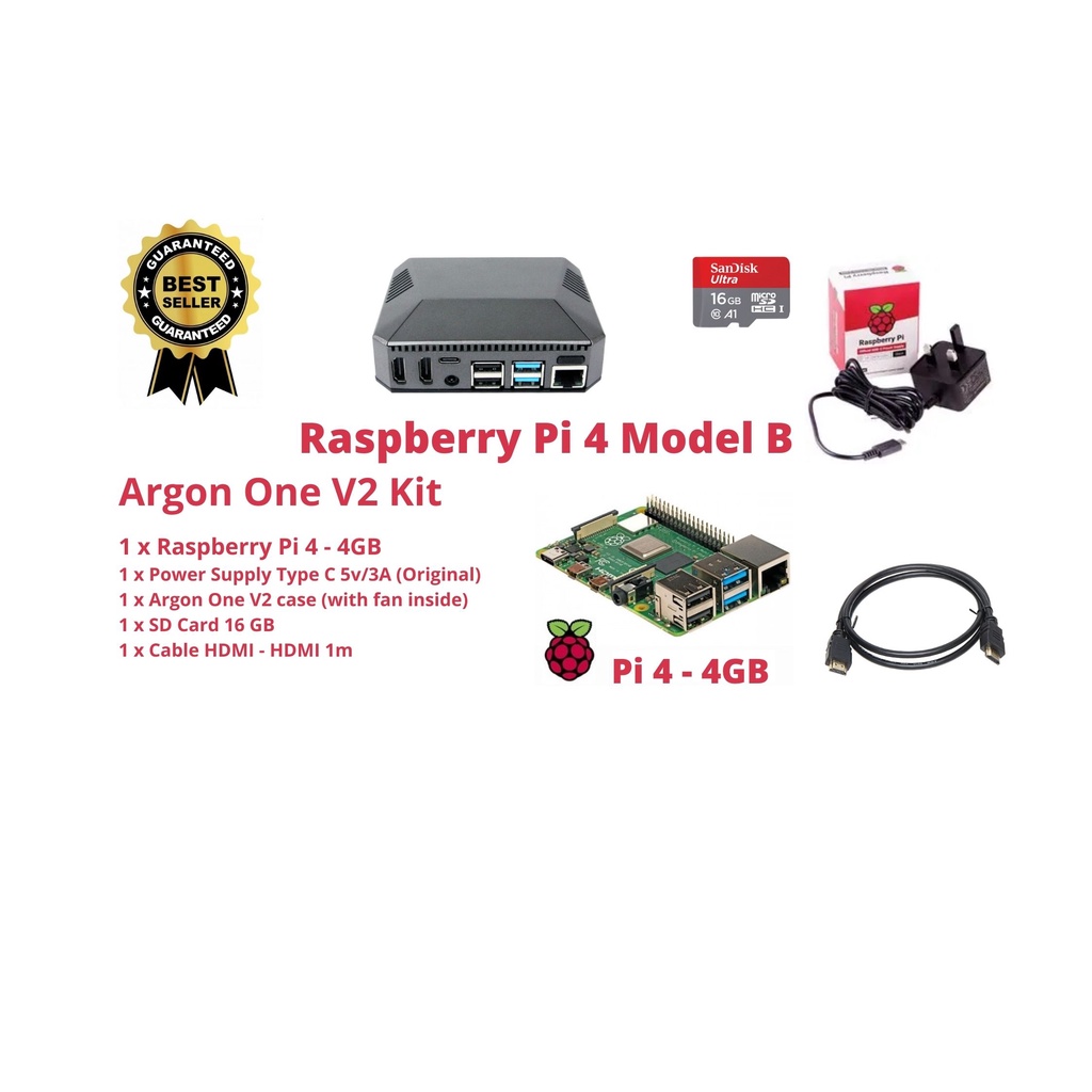 Raspberry Pi 4 Model B - 1GB - 2GB - 4GB - 8GB Board / Rpi 4 B Basic ...