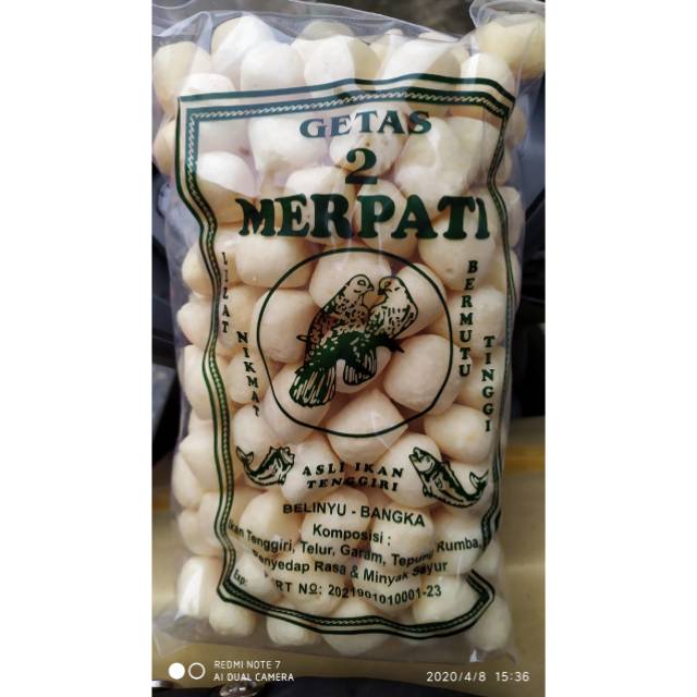 GETAS 2 MERPATI 250GRAM ORIGINAL TENGGRI FISH KHAA BANGKA CRACKERS ...