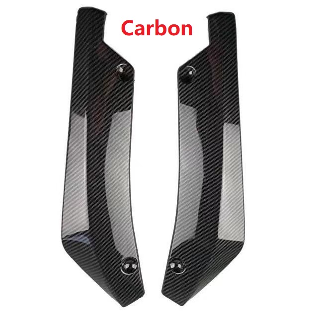 Universal Rear Bumper Lip Diffuser Winglet Wings Anti-crash Modified ...