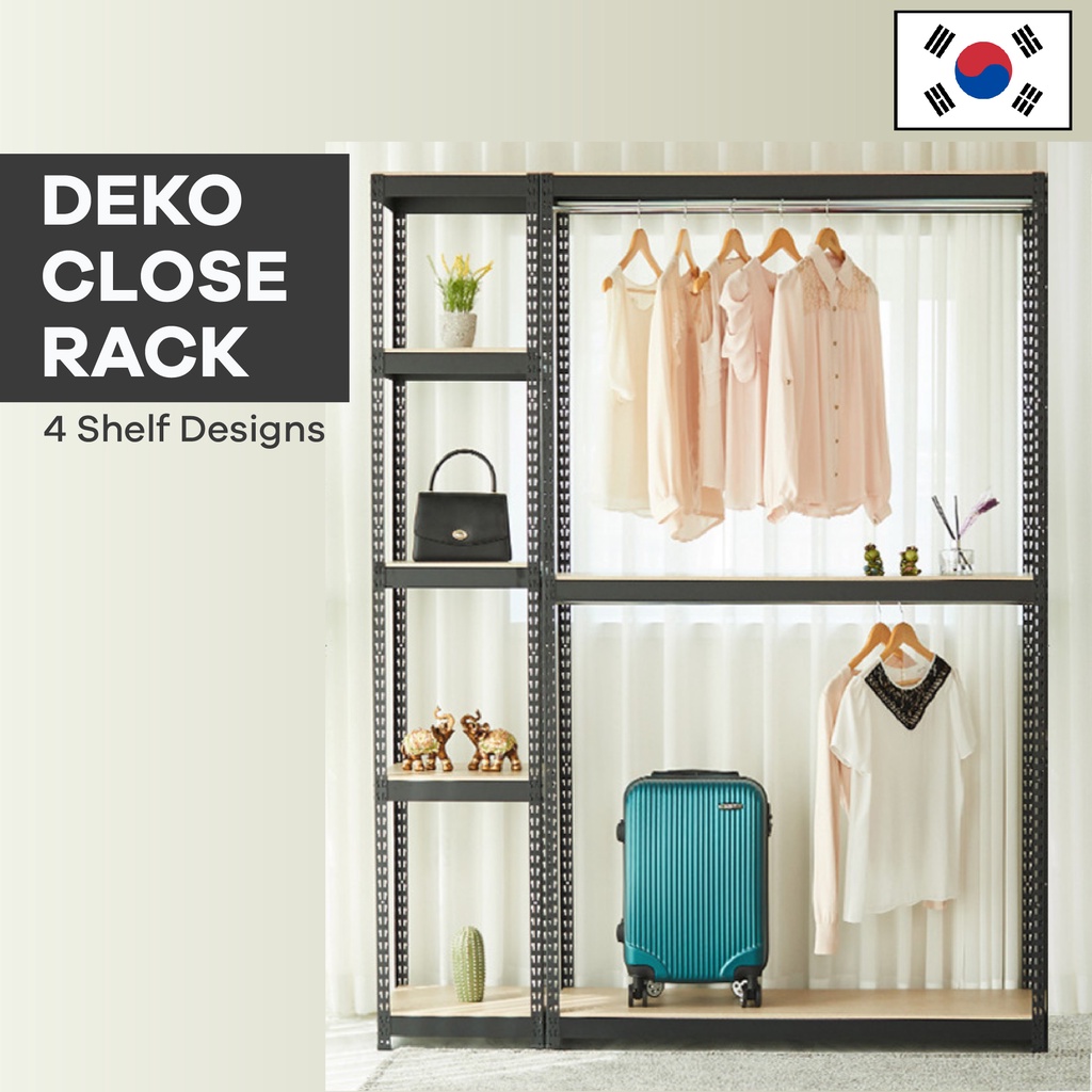 DEKORACK Deko Close Rack Metal Shelves Organizer Close Combined ...