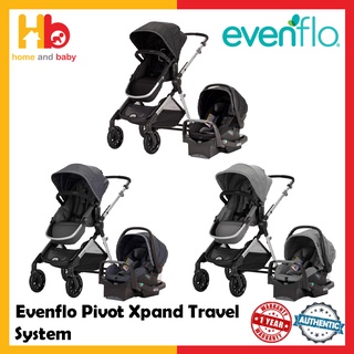 Evenflo pivot xpand modular travel system outlet with safemax infant car seat