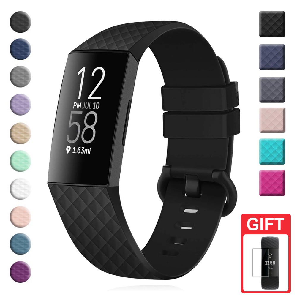 Fitbit charge 3 online metal strap