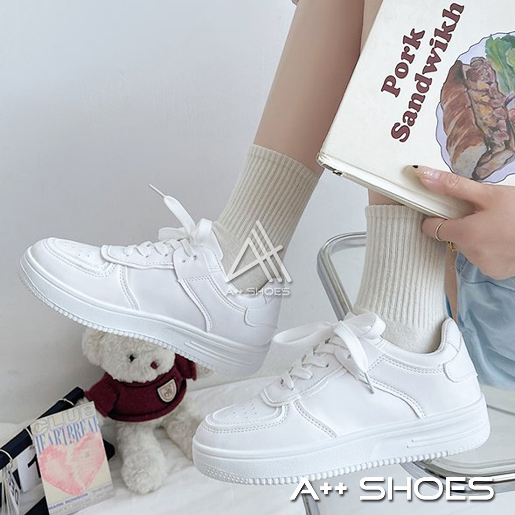 White 2025 shoes shopee