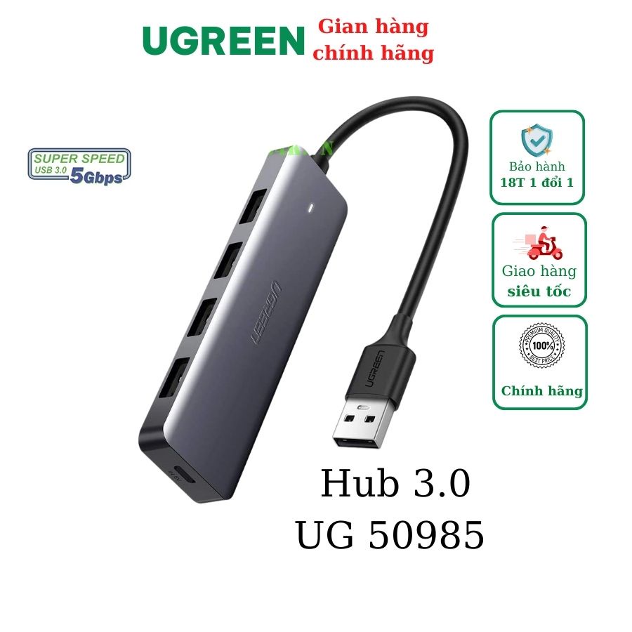 Ugreen 50985 4-port USB 3.0 splitter | Shopee Singapore