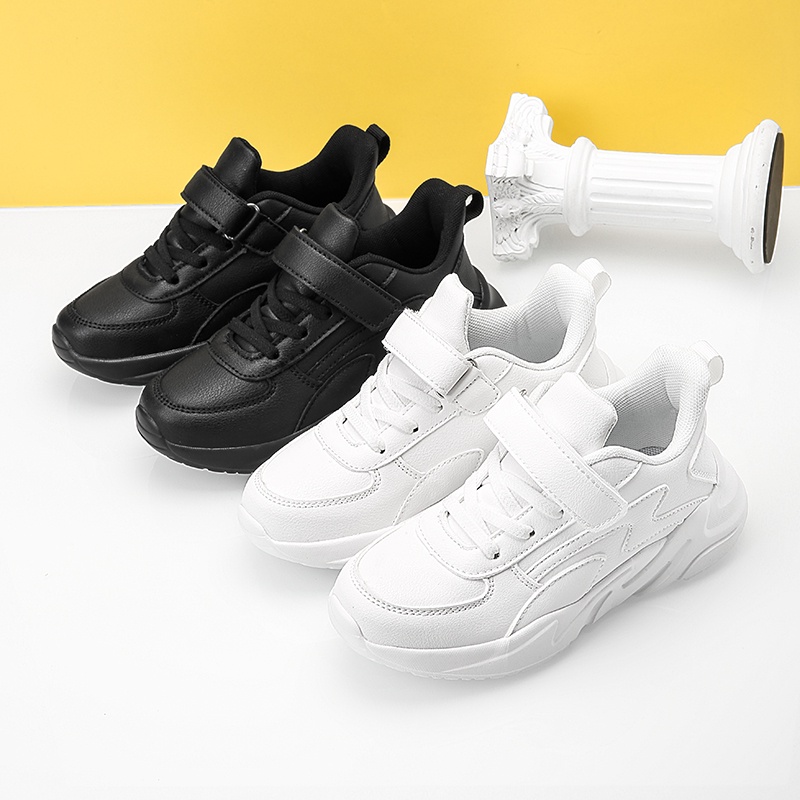 All black sale childrens sneakers