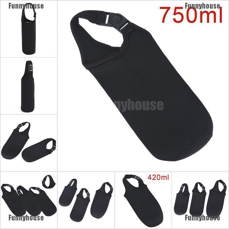 Water Bottle Sleeve Cover Neoprene Insulated Bag Case Pouch Carrier  Protector