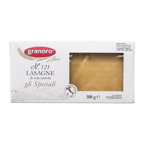 Granoro Pasta Lasagna Semola 121 500G Shopee Singapore