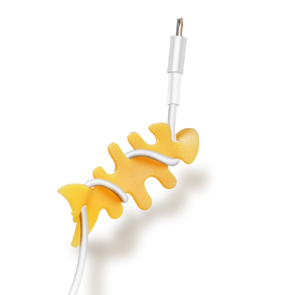 Fishbone Earphone Cable Winder Earphone Headphone Headset Data Cable ...