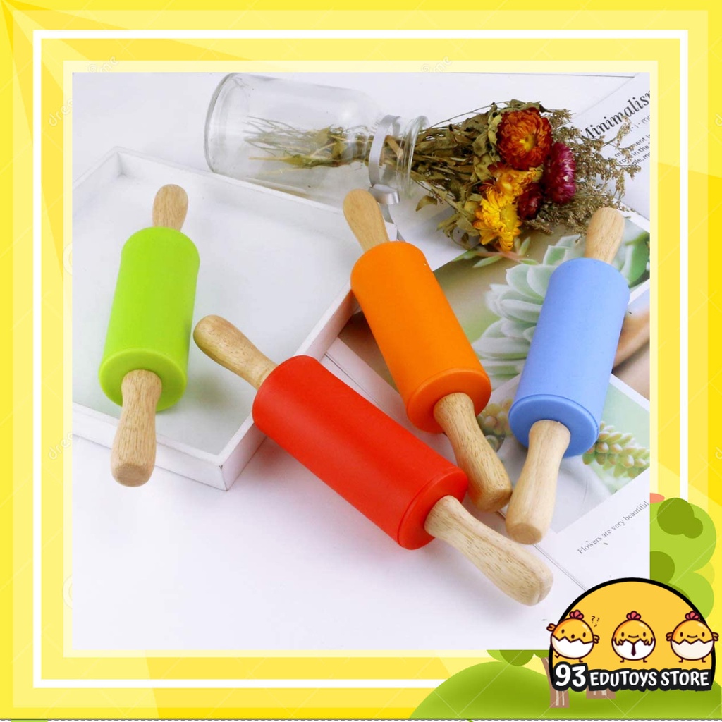 Kids Silicone Rolling Pin-Montessori Teaching Method-Silicone Rolling ...
