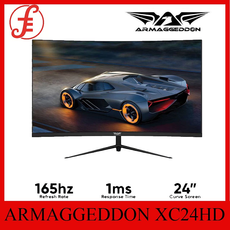 Armaggeddon Pixxel+ Xtreme XC24HD Super Gaming Curve Monitor with 165hz