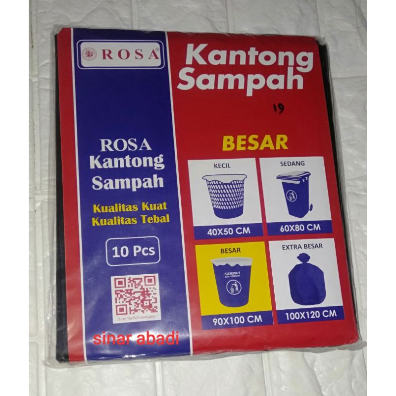 Garbage Bag /Trash Bag uk 90x100cm (10pcs) Shopee Singapore