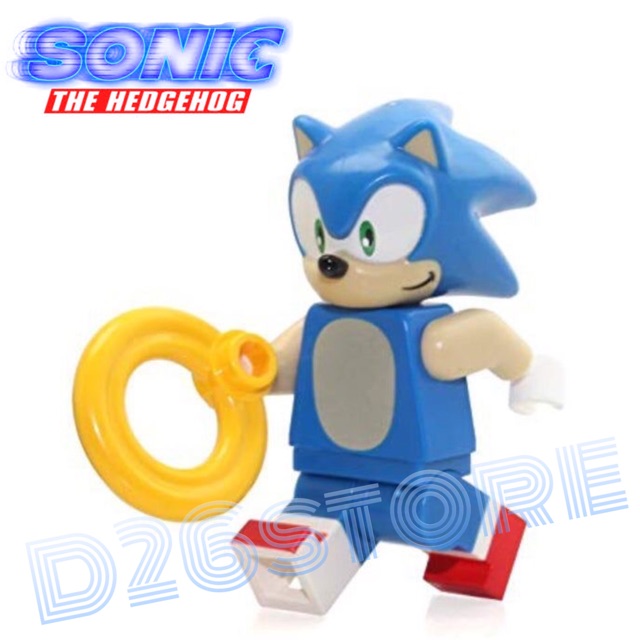 Toys Lego Mini Figure Sonic The Hedgehog with Ring Sonic The Hedgehog ...