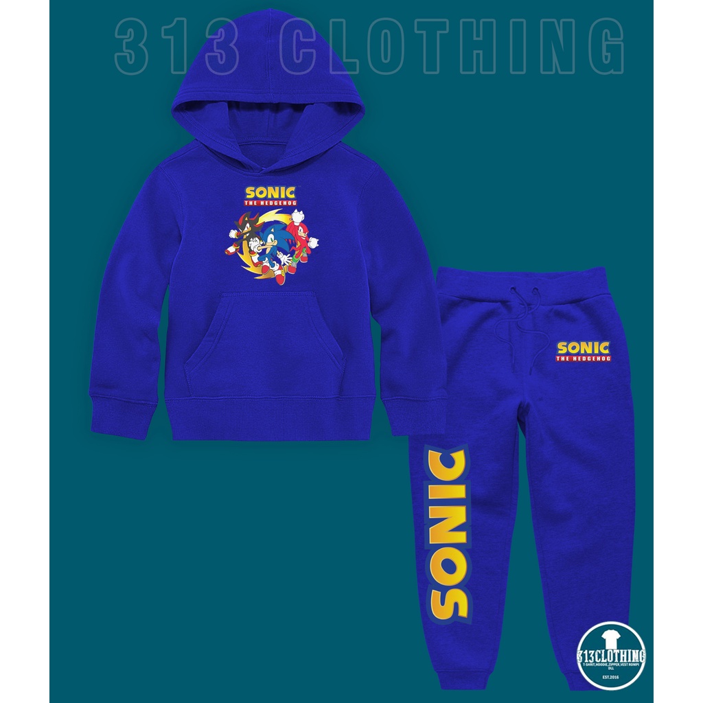 Sonic The Hedgehog Sweater Hoodie Sonic Jogger Kids Sonic The Hedgehog ...