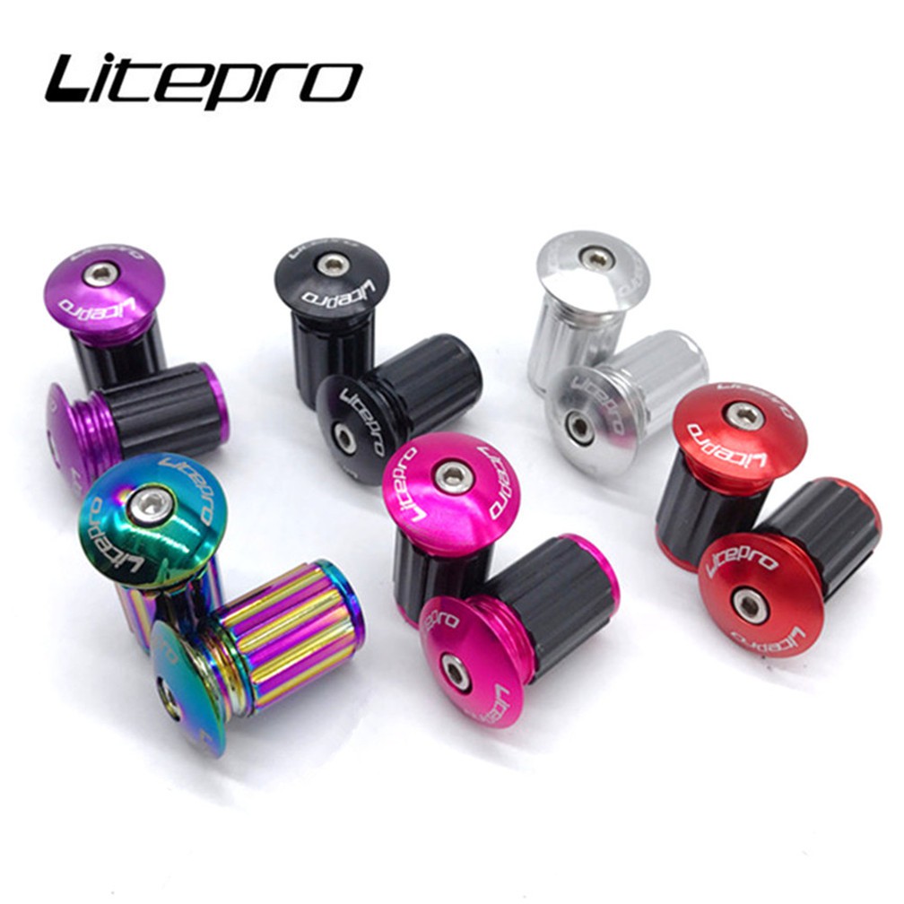 Litepro Handle Grips Plugs Expamsion 22-24MM MTB Bike Handlebar Plug ...