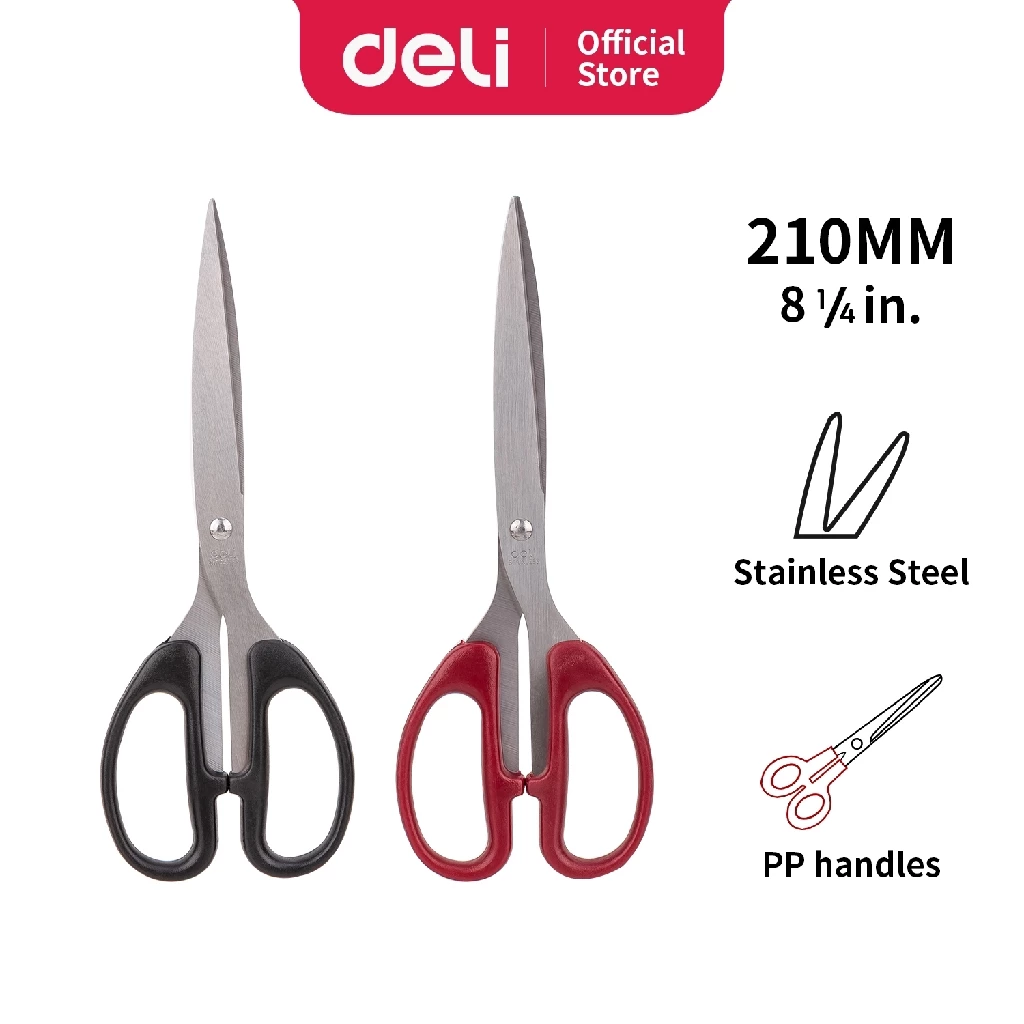 Deli Gunting yang dilapisi anti karat kualitas tahan lama 210mm E6010 - Gambar 2