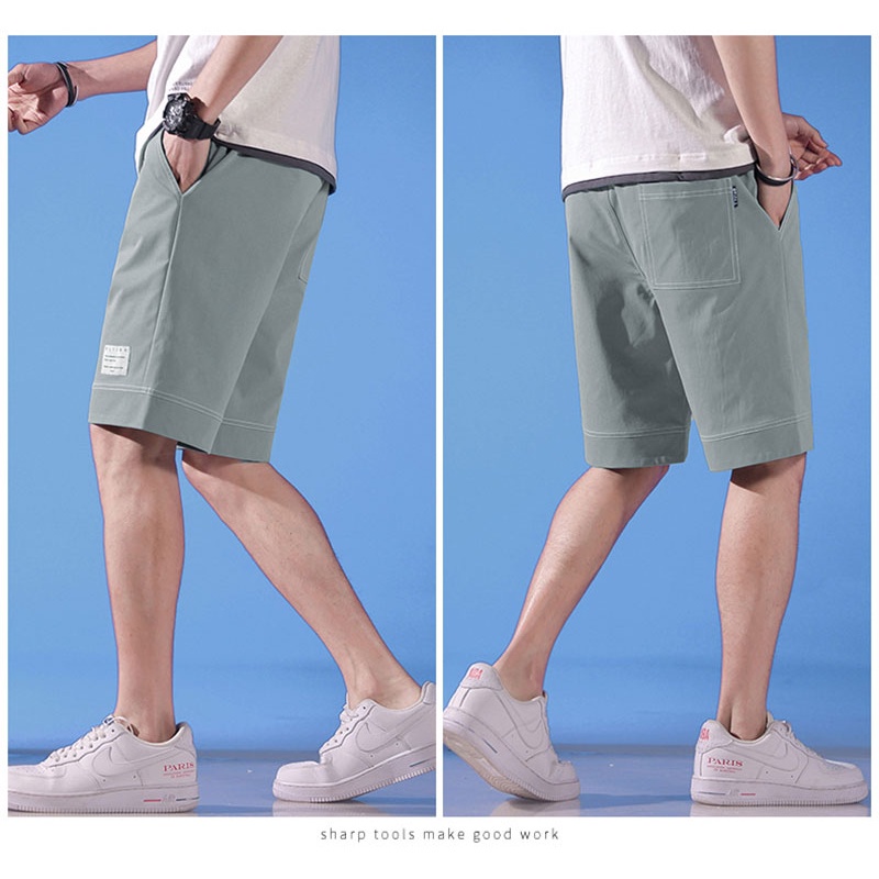 【Special Offer】Men Shorts Summer Short Pants Men Fashion Half Pants With Back Pocket Men's Clothing