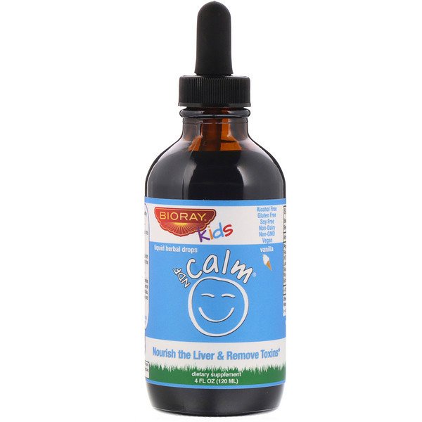 Bioray, Kids, NDF Calm, Vanilla, 4 fl oz (120 ml) | Shopee Singapore